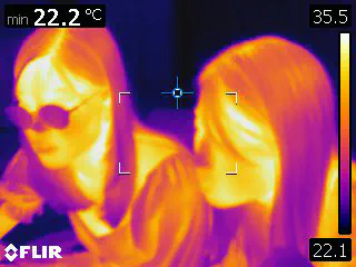 2021 - Thermal camera fun (Tam and Zen)